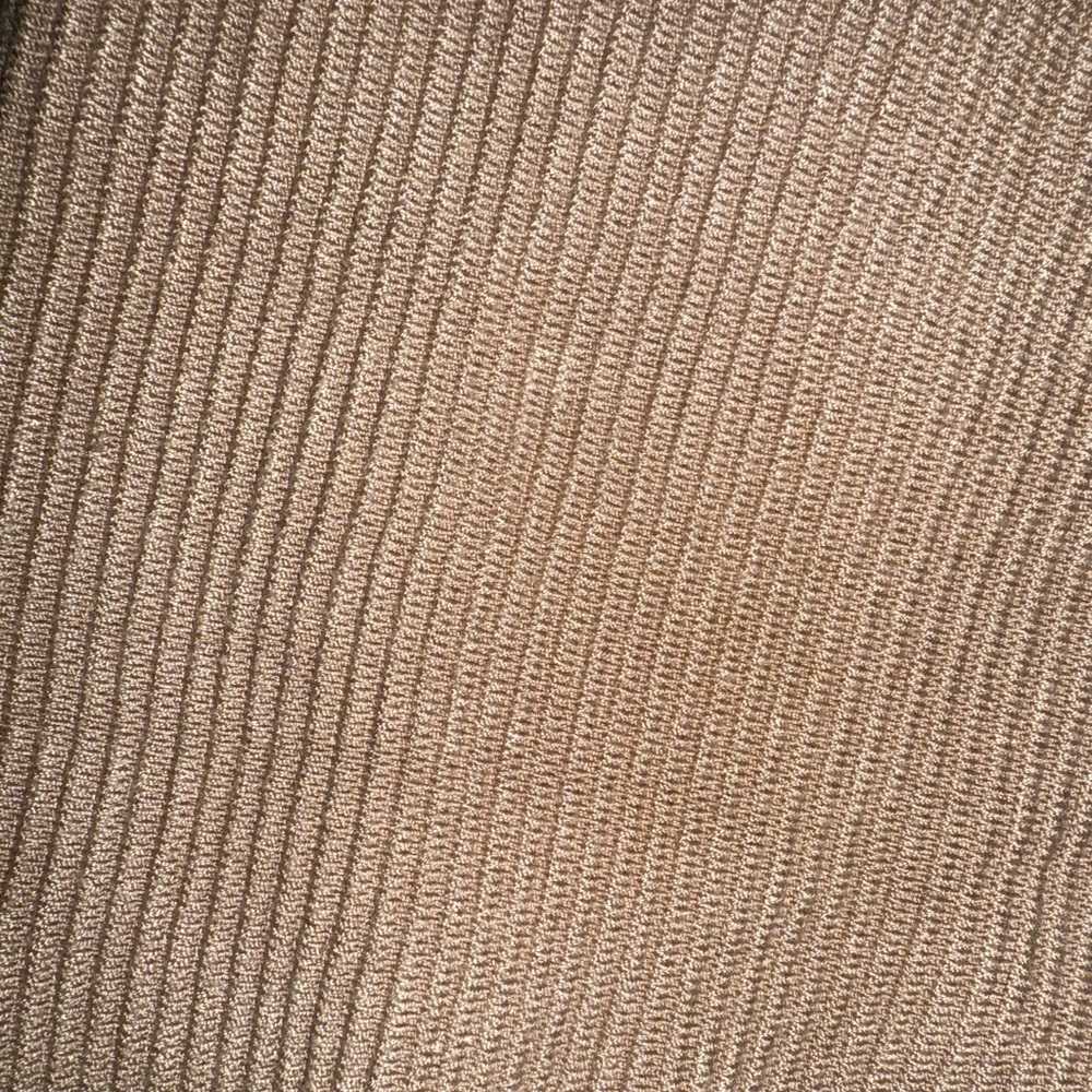 Stylish Tan Ribbed Tank Top - Picture 3 of 4